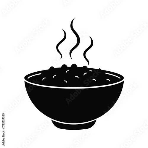 Harira with Steam Rising