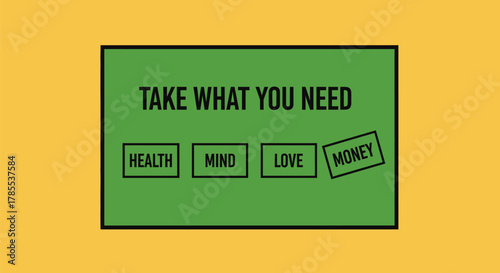 Take what you need health mind love money self care motivation