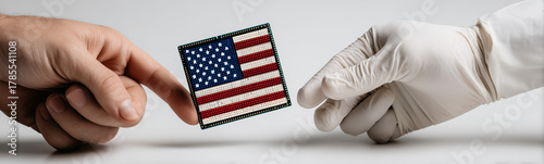American Spirit: Two hands ...