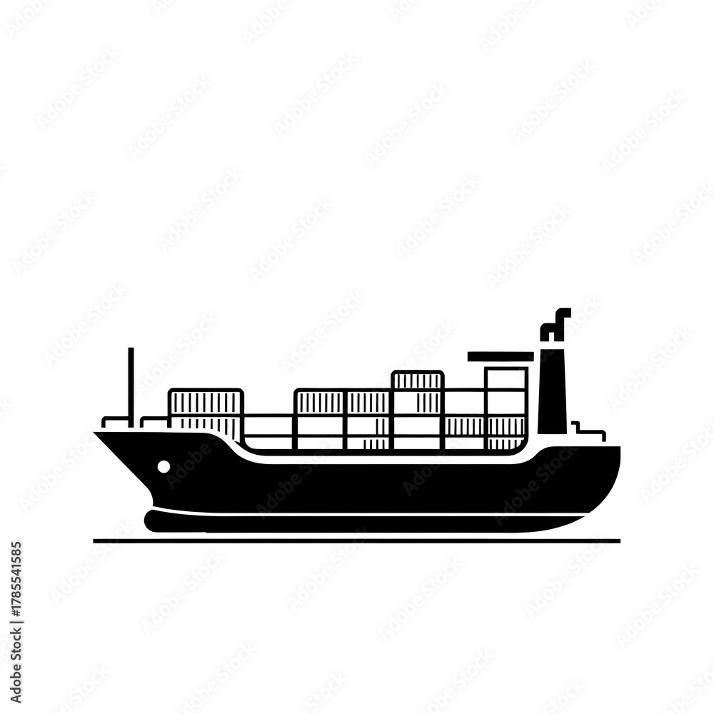 Obraz premium ship in the sea