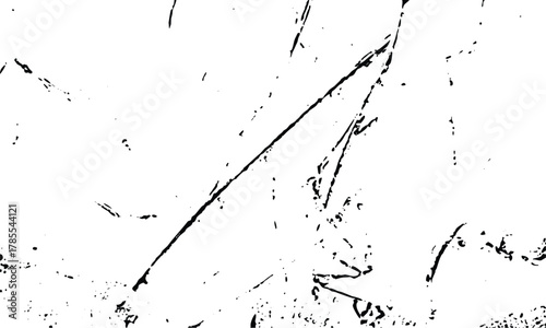 Abstract black and white scratchy texture with chaotic lines and marks