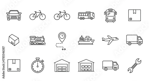 education icons set
