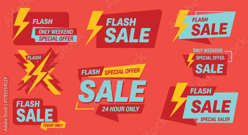 Dynamic flash sale banners create urgent purchase opportunities for shoppers