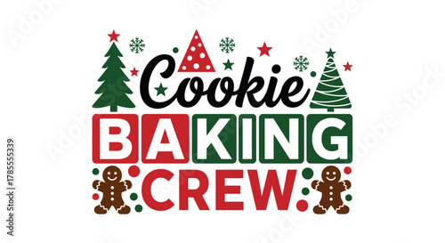 Join the festive cookie baking crew this holiday season with gingerbread friends!