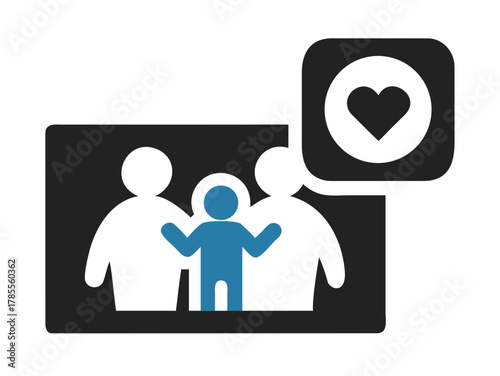 photography depicting the adoption icon
