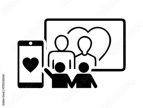 photography depicting the adoption icon
