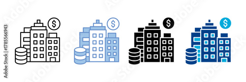 Company   Icon Set Multiple Style Collection