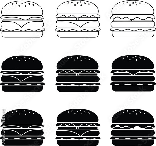 Abstract geometric shapes with cmyk and rgb color palette