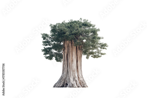 Large ancient baobab tree