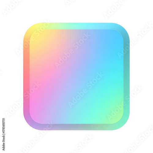 Pastel Gradient Square With