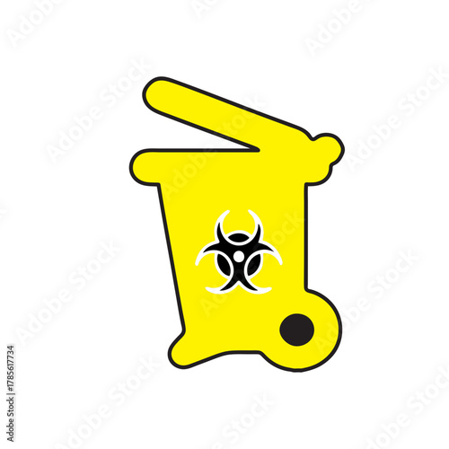 Biohazard Waste Disposal Bin
