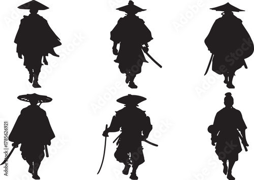 Samurai in Disguise Silhouette Collection