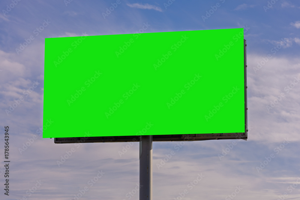 Fototapeta premium Background for design, billboards on city streets and along roads