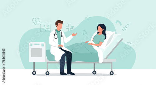 Medical Consultation Demonstrates Doctor's Care and Patient Support in Healthcare Context