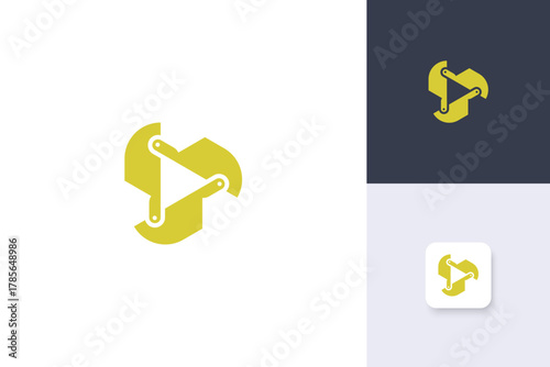 knife logo design vector template