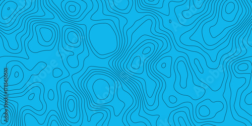 Topographic map background with geographic grid for hiking and mountain sport. luxury topographic wavy pattern and geographic grid map design. paper texture Imitation of a geographical map shades.