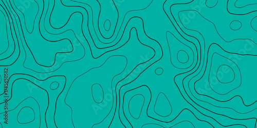 Topographic map background with geographic grid for hiking and mountain sport. luxury topographic wavy pattern and geographic grid map design. paper texture Imitation of a geographical map shades.