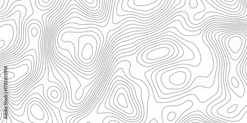 Topographic map background with geographic grid for hiking and mountain sport. luxury topographic wavy pattern and geographic grid map design. paper texture Imitation of a geographical map shades.