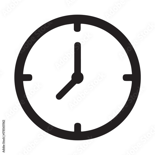 Time icon vector