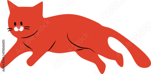 Hand Drawn Cat Illustration