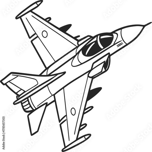 Fighter Jet Illustration