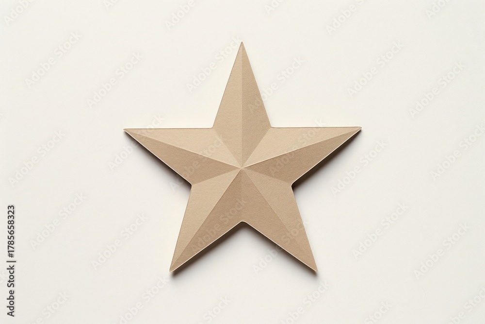 Obraz premium Star paper simplicity creativity.