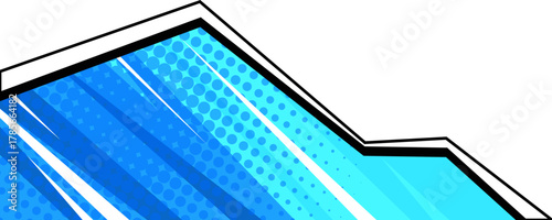 Abstract Comic Book Style Corner