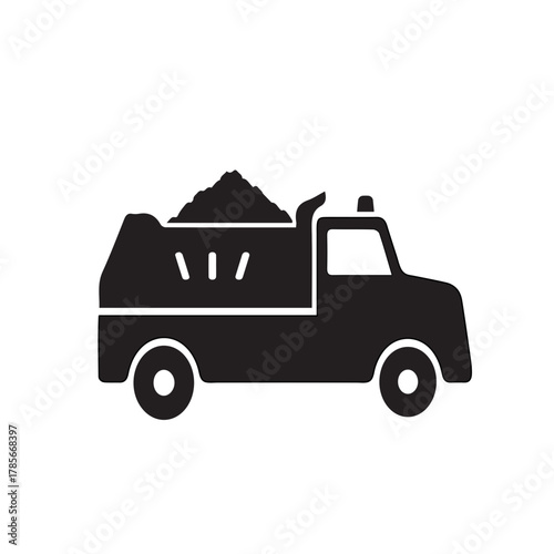 Dump Truck with Material Load