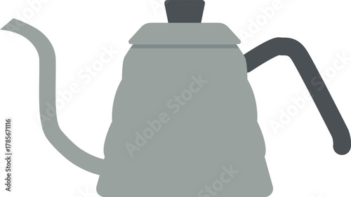 Gooseneck kettle for precise pouring