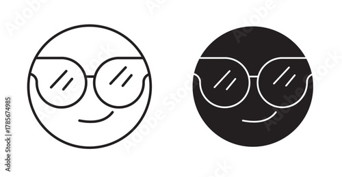 the cool face is commonly used to convey someone or something is cool, chill, easy-going, or carefree