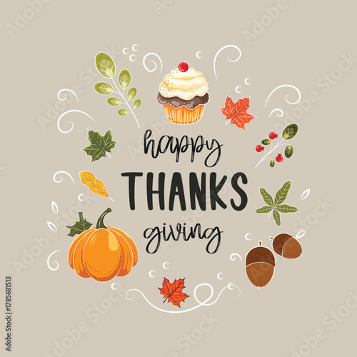 Принти на полотні Thanks giving celebration all over US and the entire world following for discoun