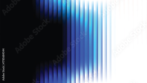 Neon glass gradient background with abstract color and neon blur texture. Futuristic distortion, abstract ribbed glow, vertical blur.