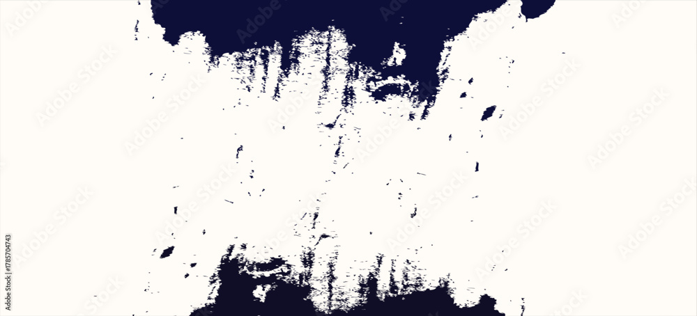 Obraz premium Dark Ink Splash and Brush Stroke Grunge Abstract Background