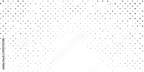 Modern art halftone gradient texture. Vanishing polka dot art simple abstract design