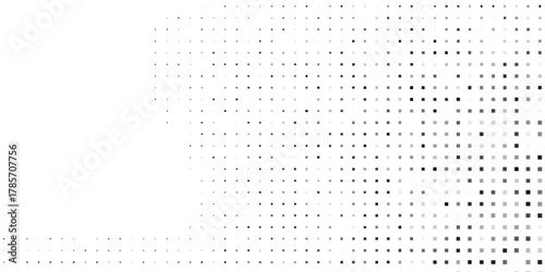Modern art halftone gradient texture. Vanishing polka dot art simple abstract