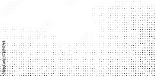 Modern art halftone gradient texture. Vanishing polka dot art simple