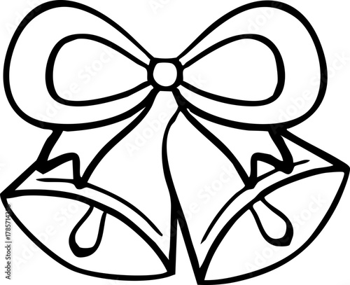 크리스마스 라인일러스트 종