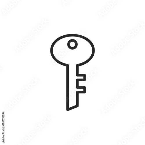 シンプルなカギのアイコン 鍵 キー