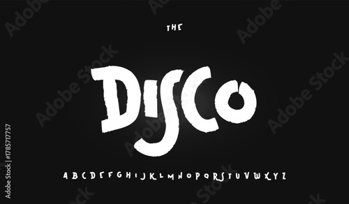 Brush Graffiti Font, Quirky Bouncy Alphabet, Witty Groovy Tribal Letters, Kid Birthday Headline, Rough Handdrawn Fonts, Playful Childish Script, Bold Chalk Textured Typographic Design. Vector Typeset