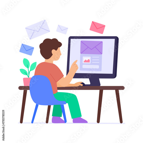 Email Newsletter, sending regular content updates to subscribers