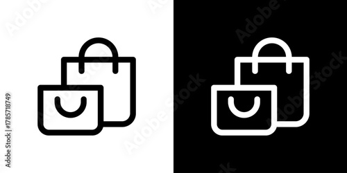 ショッピングバッグ・お買い物のアイコン