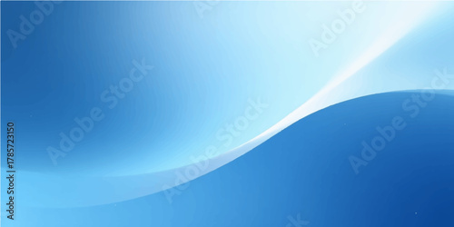 Abstract blue wave design with flowing lines and a gradient light pattern for a modern business vector wallpaper