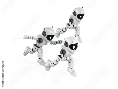 Assistant ai robots run in competition