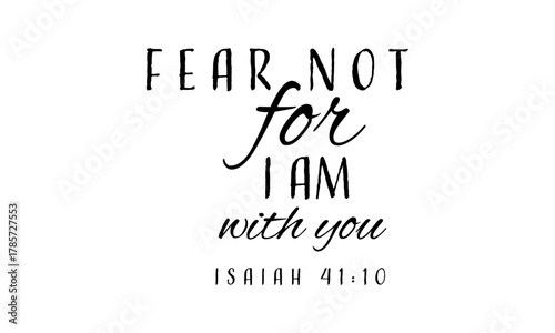 Short Trendy Bible Verse Typography. Christian Quote Poster. Faith Scripture Design for print or use as card, flyer or T Shirt