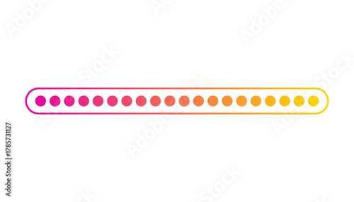 Loading or progress completed percentage bar, loading status bar, download progress icon vector