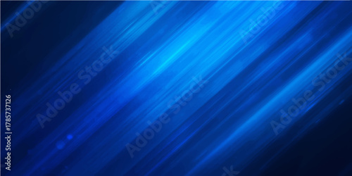 Abstract blue background with light lines creating a digital wave design and soft blur texture