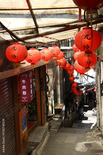 九份の細道