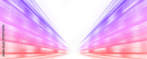 Neon motion waves with abstract spiral lines and glowing sparks on transparent background. Suitable for digital banners, UI elements, or futuristic speed graphics. Dynamic radiant effect.