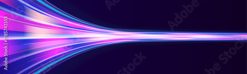 Pink-purple polygonal shapes glow with connected neon lines on a transparent PNG. The image conveys digital networks and futuristic tech. Great for tech branding.