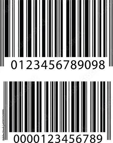 Barcode image generation with ean upc codes for product identification eps silhouette